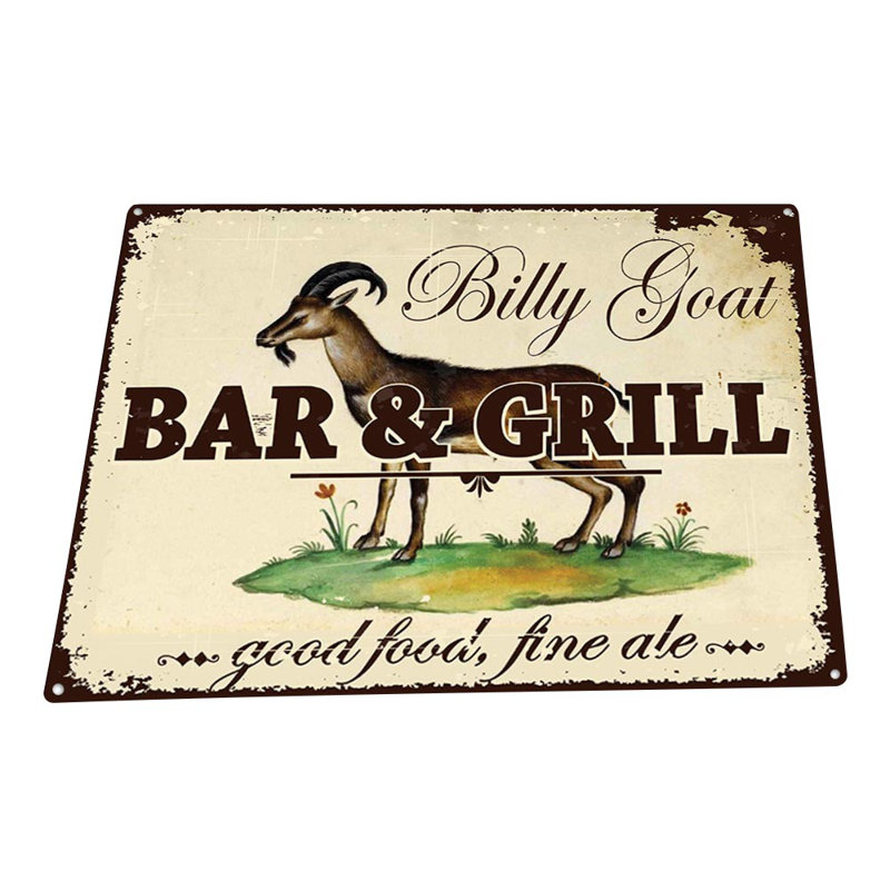 Enseigne de bar Billy Goat