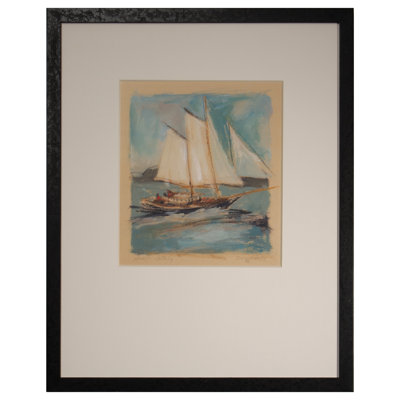 «Swift Sailing» par Daughdrill - peinture encadrée