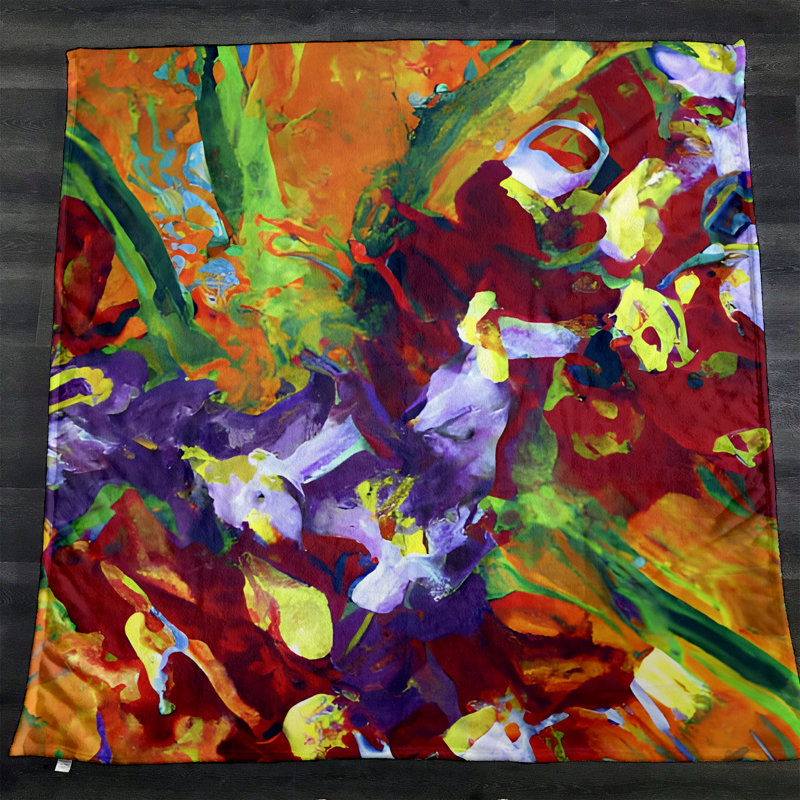 Throw Blanket, 51" W x 60" L
