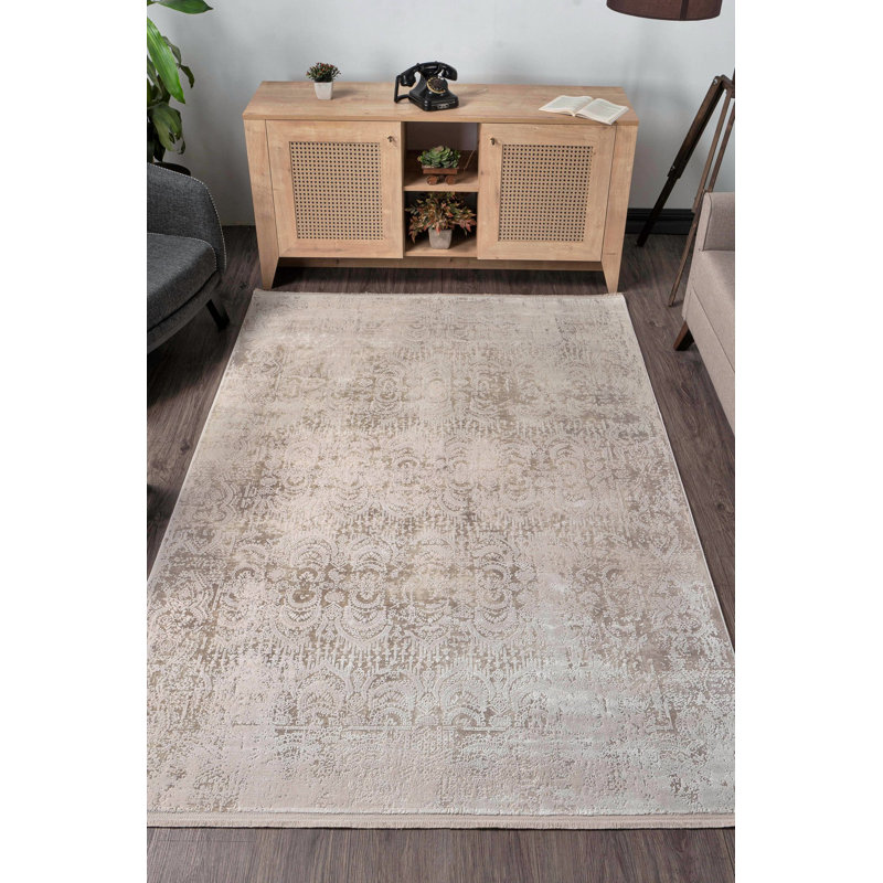 Naysa Solid Colour Area Rug, Rectangle 200 x 290cm