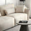 Coussin modulaire 84,65 po beige 100% polyester-129742496-129742494