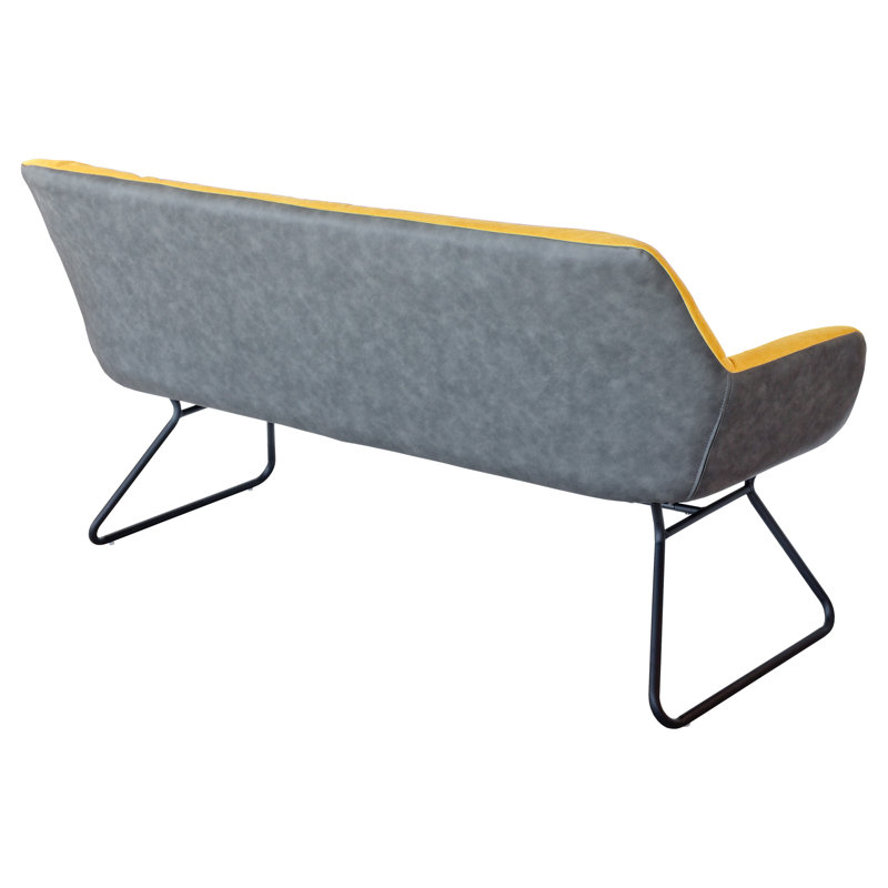 Nowak 3 Seater Sofa, Yellow/Grey
