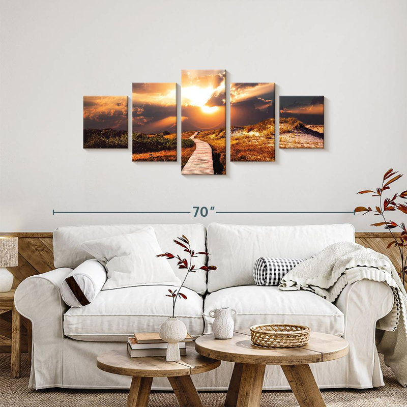 Passerelle sur la plage, H 24 po x l 55 po