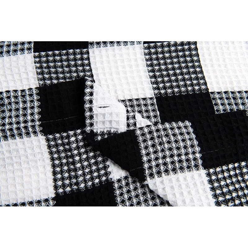 Rideau de douche 100% coton Elaiza, Noir