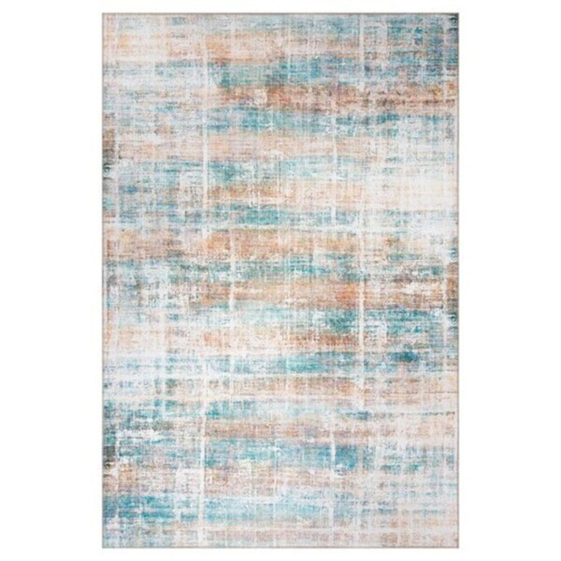 Premium Machine Washable Carpet, 4.6 x 6.2 Feet, 100% Polyester, 1850 g/m² | Pile Height: 0.2 Inches | Eco-Friendly Recycled Poly Cotton Underside | Perfect for Living Room, Bedroom, and High-Traffic Areas