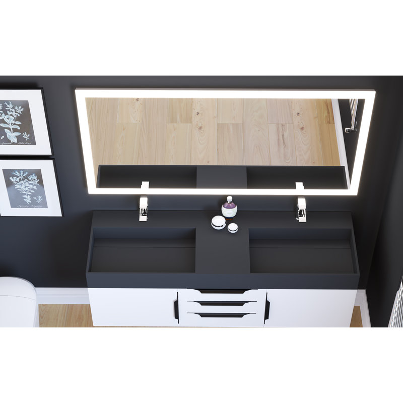 Jozefina Voice Activated Illuminated Dimmable Smart Led Vanity Mirror