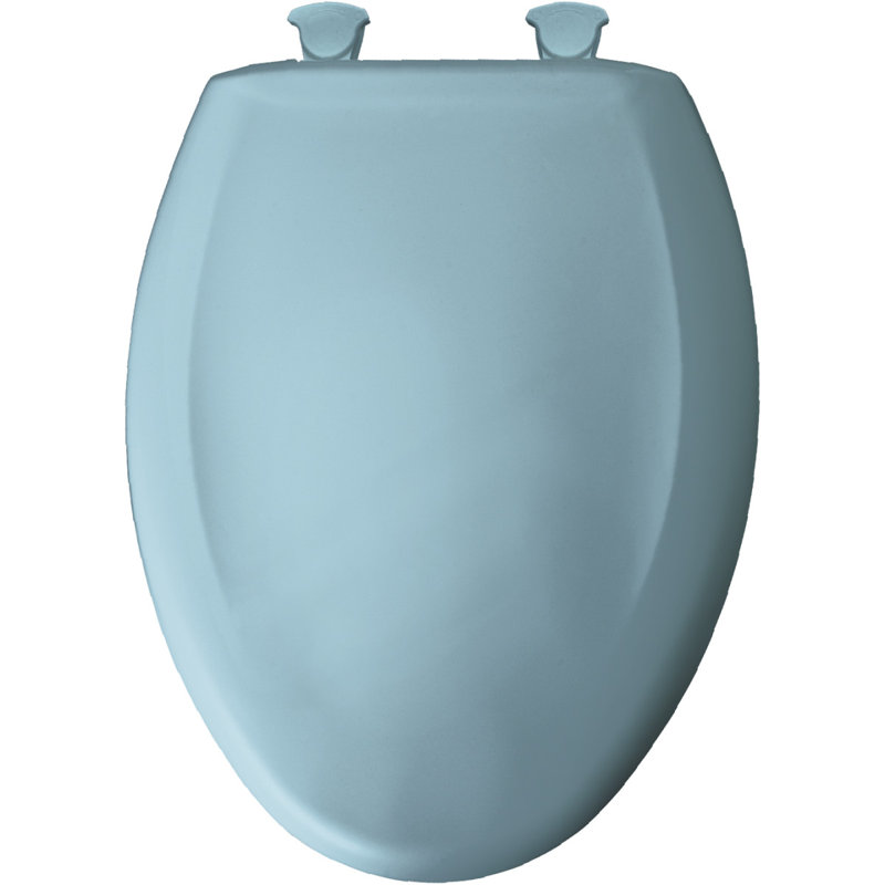 Elongated Toilet Seat and Lid, Twilight Blue