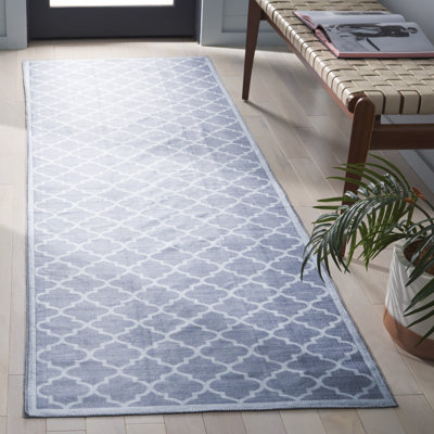 Tapis géométrique lavable à la machine Valire