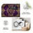 1PC vintage baroque purple gold ornate floral area rugs for Living Room, Soft and Comfortable, Suitable for all seasons, easy-to-maintain, machine washable Indoor floor mat, Under Table Farmhouse suitable for dining room, bedroom, entryway, kitchen,-129513518