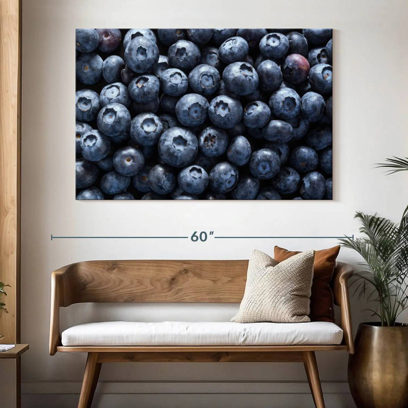 Yarlin Fresh Blueberries, 34" H x 51" W