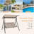 Casitas 3 - Person Metal Hanging Porch Swing and Cushions
