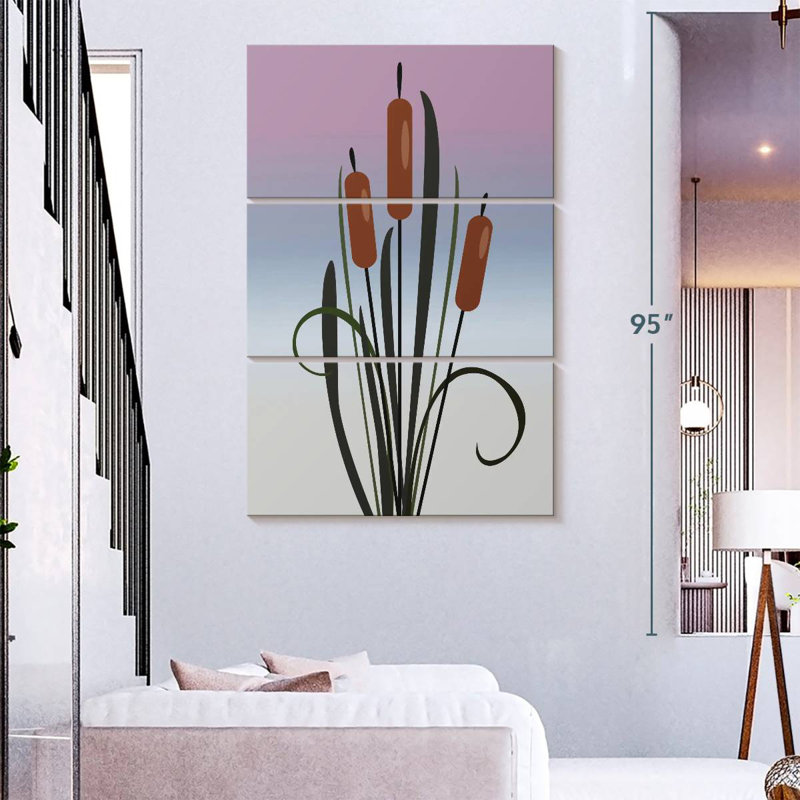 Harnek Swamp Reed, 74" H x 48" W