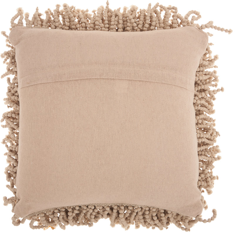  Square Pillow Cover & Insert, Beige
