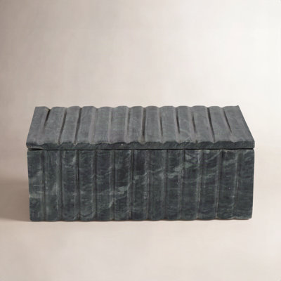 Textured Marble Storage Box