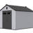 8*10Ft Garden Storage Shed In Plastic - And Long-Lasting Backyard Provide Extra Space