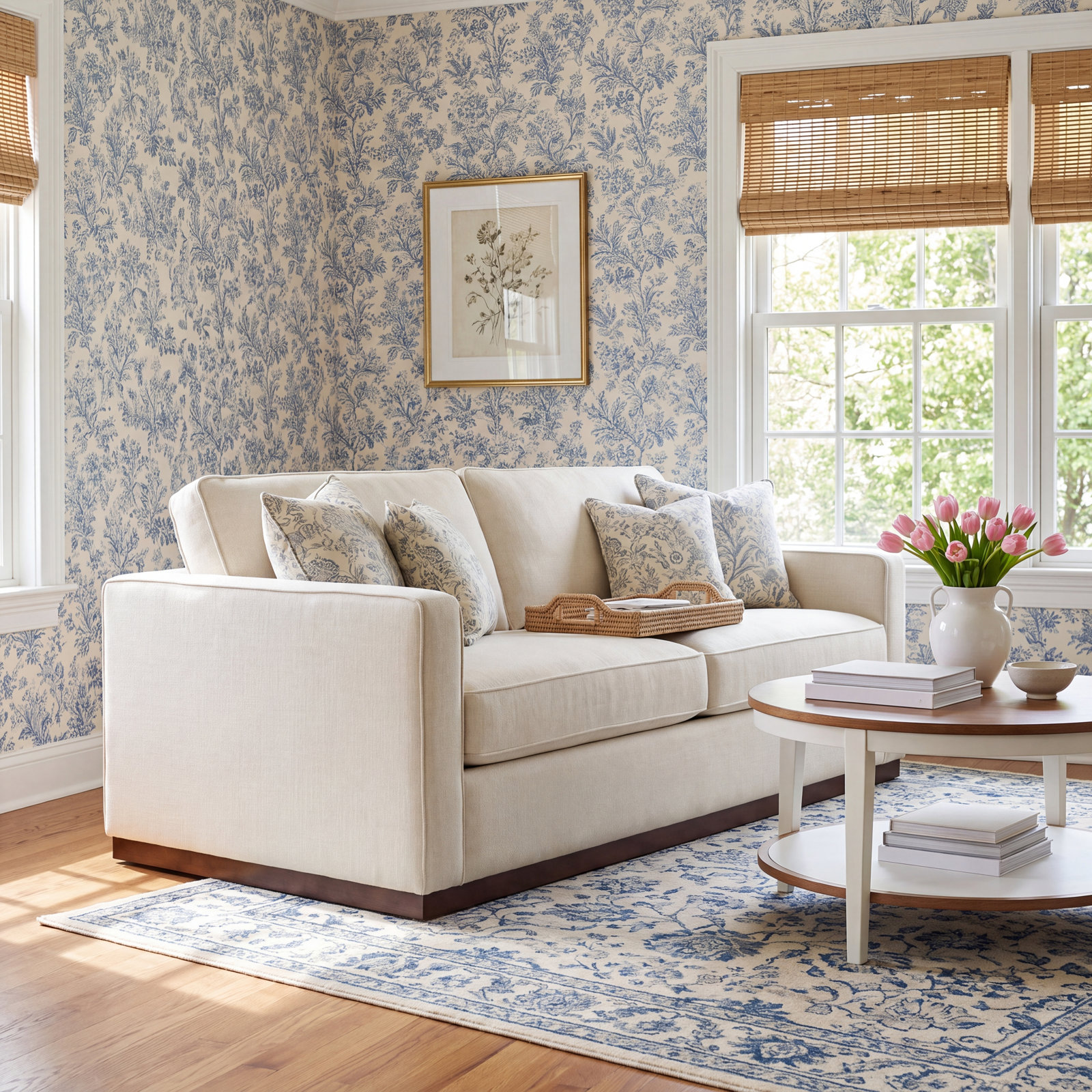 Bobbi 3-Piece Linen Living Room Set, Effie Linen