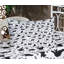 Drap-housse pour chat Ambesonne et taie décorative noir et blanc-106787184