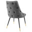 Chaise parsons capitonnée en velours-148914987