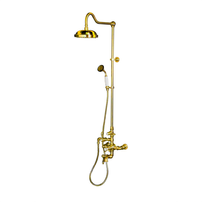Système de douche thermostatique 48 po Exposed, Laiton ultra enduit