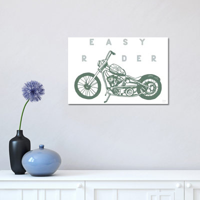 Easy Rider Motorcycle 1 Piece Wall Art on Canvas