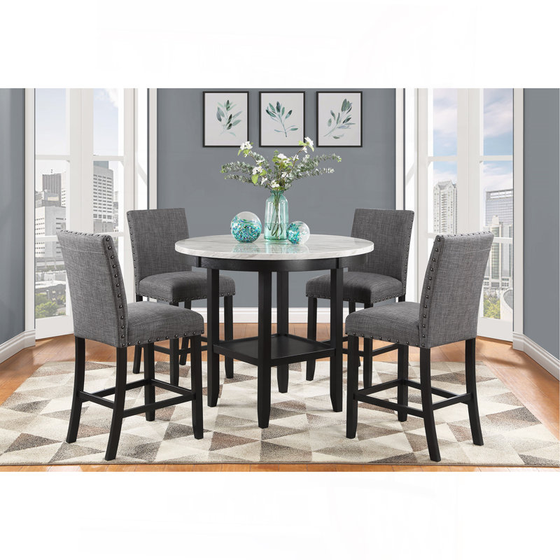 Greta Bar Table And Bar Stool Set