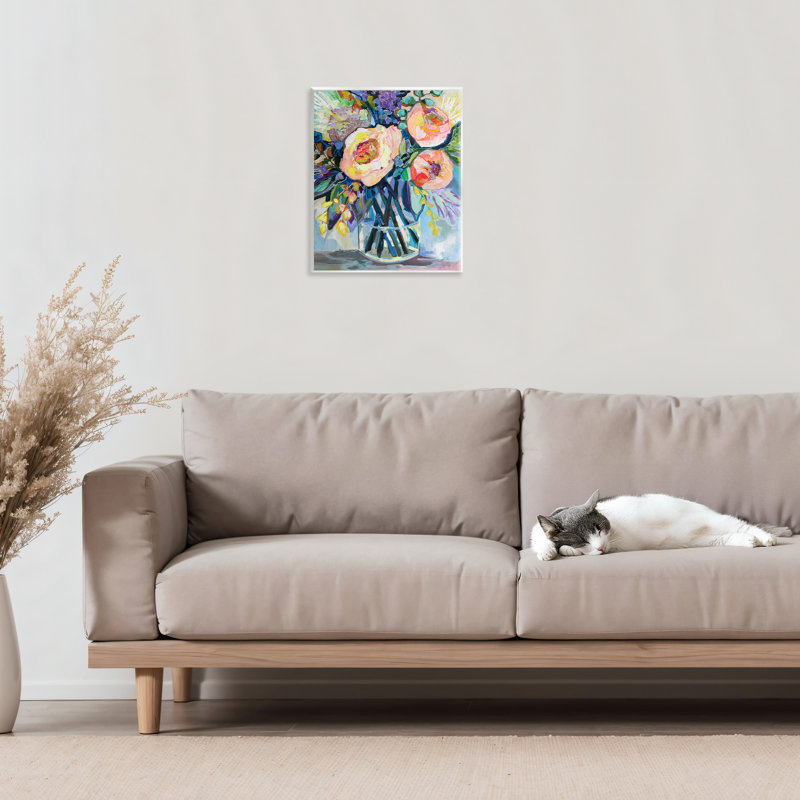 Plaque murale «Enraptured Blossoms Bouquet», conception de Jeanette Vertentes