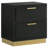 Sophia Black 2-Drawer Nightstand-1630028020