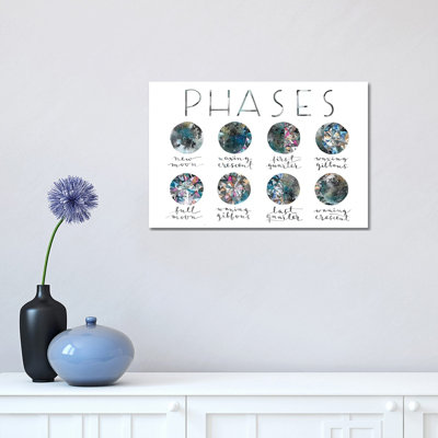 Diamond Phases 1 Piece Wrapped Canvas Wall Art