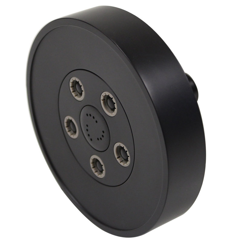 Pomme de douche réglable Neo 2,5 GPM, Noir mat, 2.5 GPM