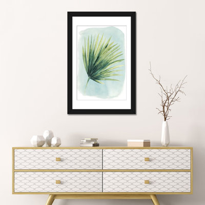 «Paradise Palm Leaves II», impression sur toile