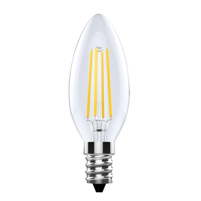 40 watts équivalente, ampoule DEL B35 à intensité variable, lumière du jour (5 000 k) E12/culot moyen (standard)