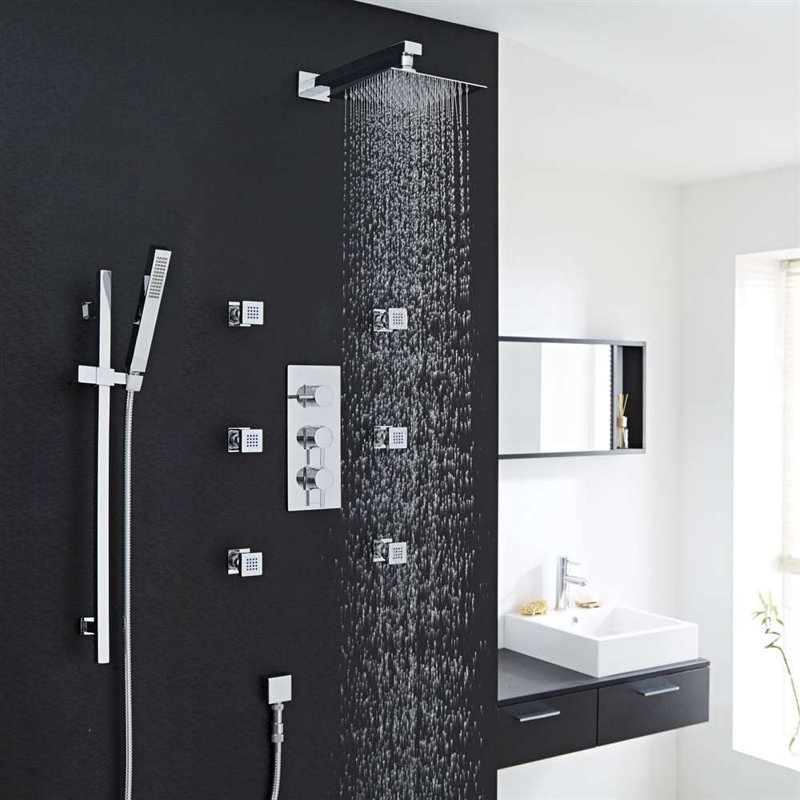 Robinet à capteur commercial Édimbourg, commande sans contact élégante pour les toilettes publiques modernes