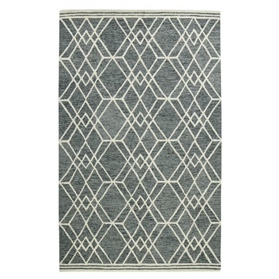 Tapis en laine crocheté à la main Amaanah