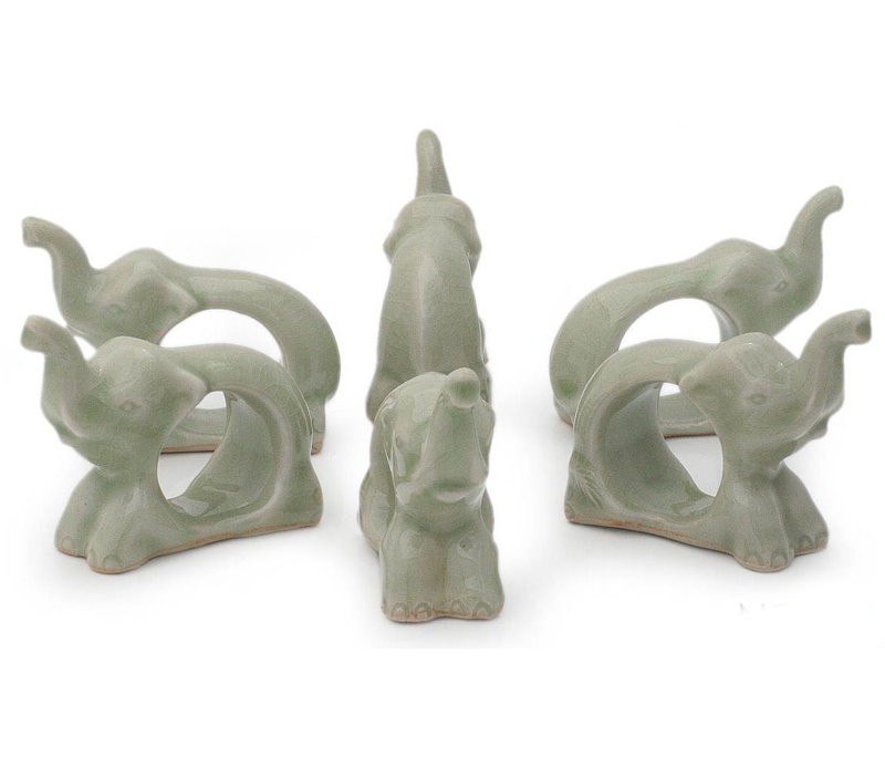 Rond de serviette «Elephant Hello»