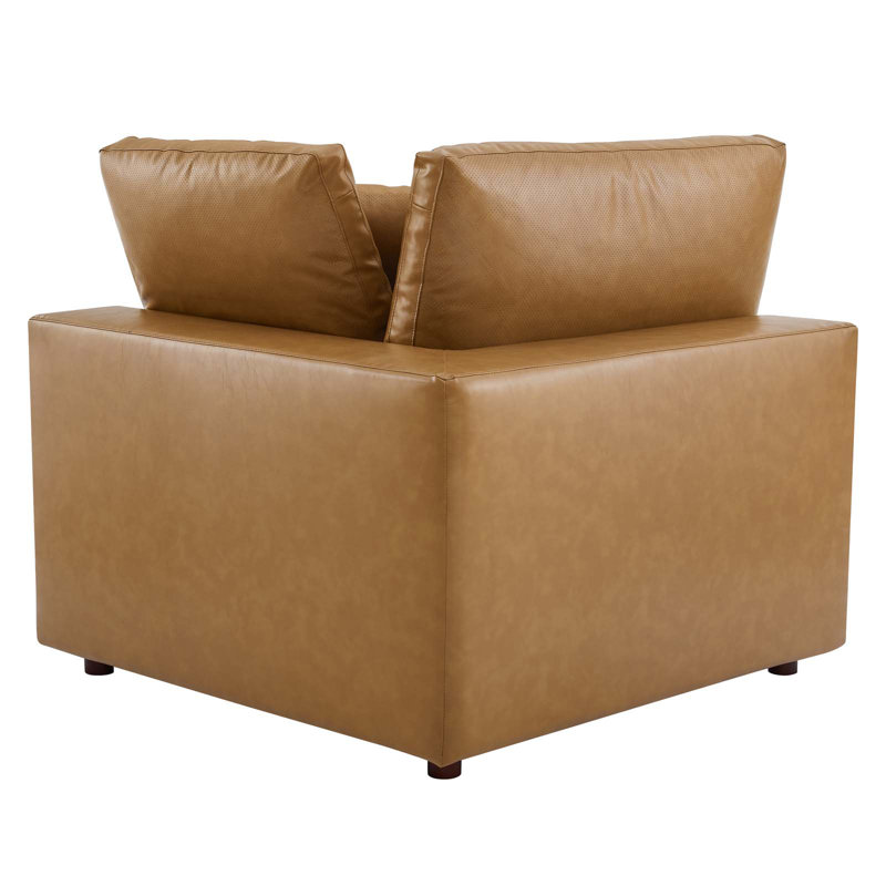 Modway Commix Vegan Leather 6-Piece Sectional Sofa