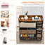 Commode de rangement 7 tiroirs Holloman