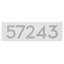 Floating Modern 4" Number Horizontal Address Plaque (5 Digits)-445667452-445667381-445663365