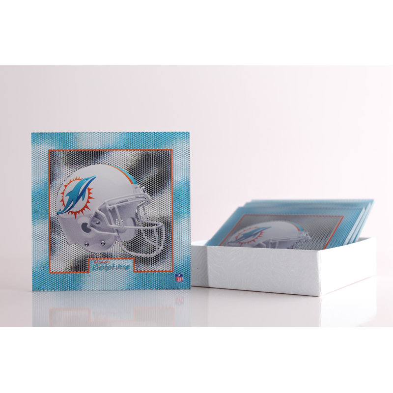 Sous-verre Miami Dolphins Helmet