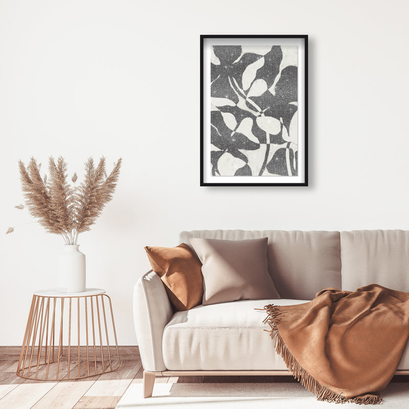 Inverted Nature Print by Oliver Gal, 55.5"H x 37.5"W, Black Shadowbox