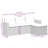 Vidaxl Garden Sofa Set Beige, Cream White