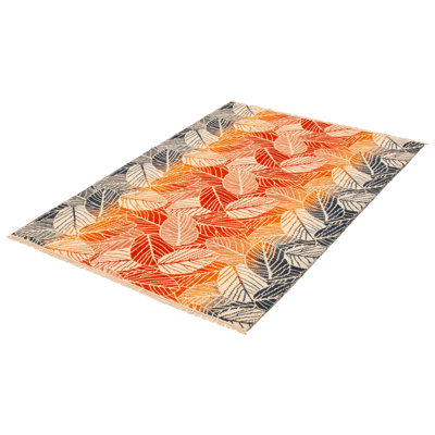 Abrem Wool Floral Indoor Rug