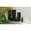 Ensemble de pot de fleurs d'intérieur / extérieur 3 pièces avec trous de drainage-765588421