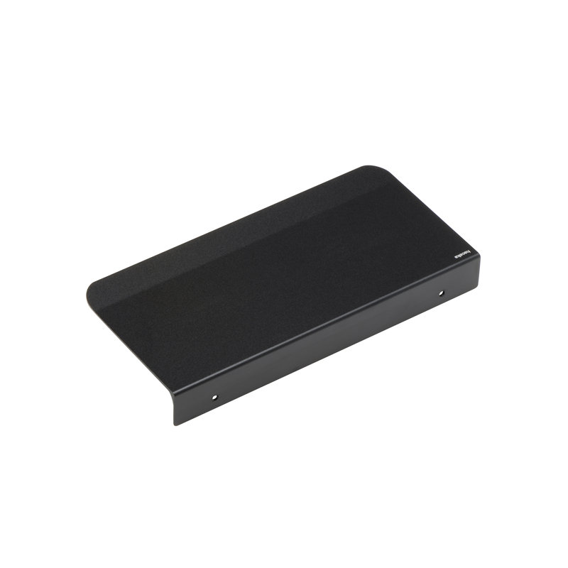 Tablette flottante noire Haceka, H 1,25 po x l 10 po x P 4,75 po