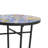 French Country Outdoor Side Table with Weather-Resistant Ceramic Top-667798196