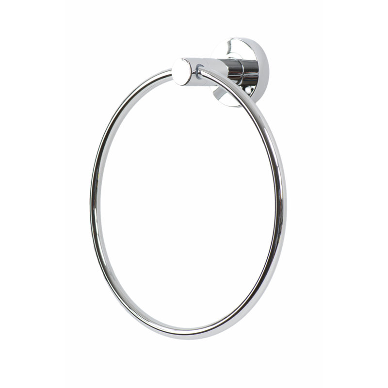 Ensemble de quincaillerie de salle de bain murale 4 pièces avec barre à serviettes 24 "Venezia, Chrome poli