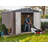 7 ft. W X 7 ft. D Galvanized Steel Storage Shed
