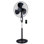 Ventilateur sur socle oscillant 16 po avec télécommande, noir