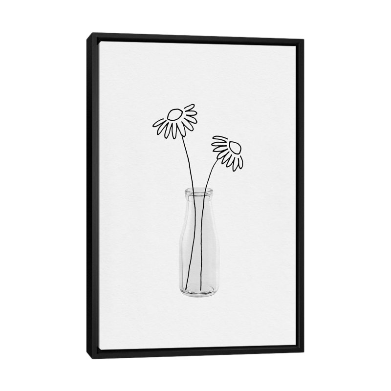 Flitwick " Flower Still Life II " by Orara Studio, 26" H x 18" W x 1.5" D, Black Framed Canvas, No Matte