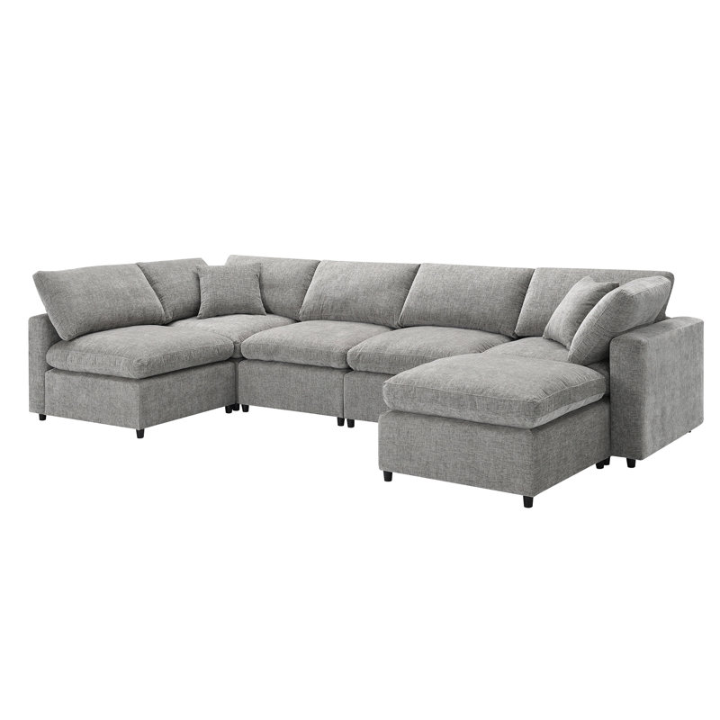 [VIDEO Provided][New]130*65" Modern Modular Cloud Sofa Bed