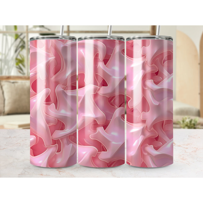 Choose Handmade Tumblers 591ml Vacuum Insulated Stainless Steel (18/8) Travel Tumbler with Straw